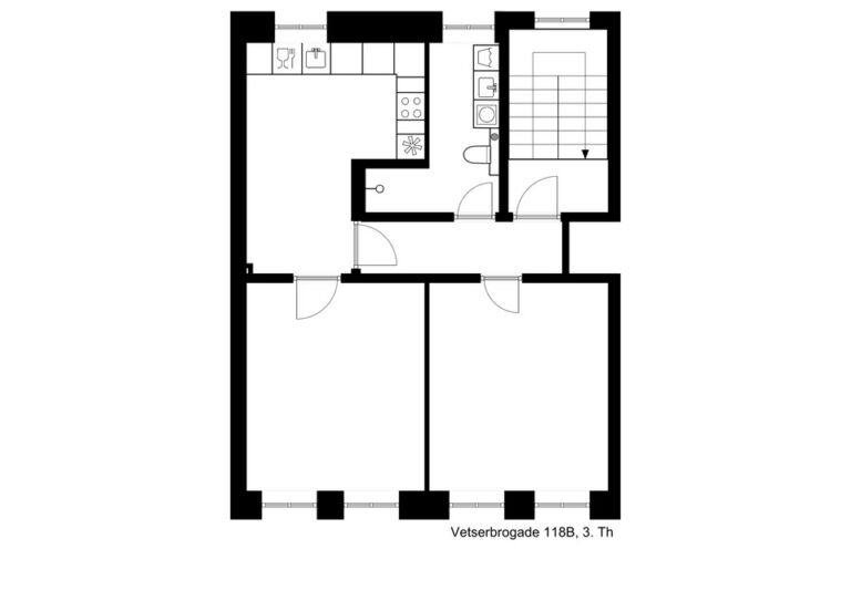 Vesterbrogade 118, 3, th.