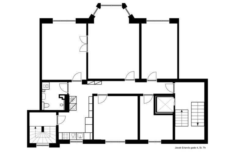 Jacob Erlandsens Gade 4, st.Th
